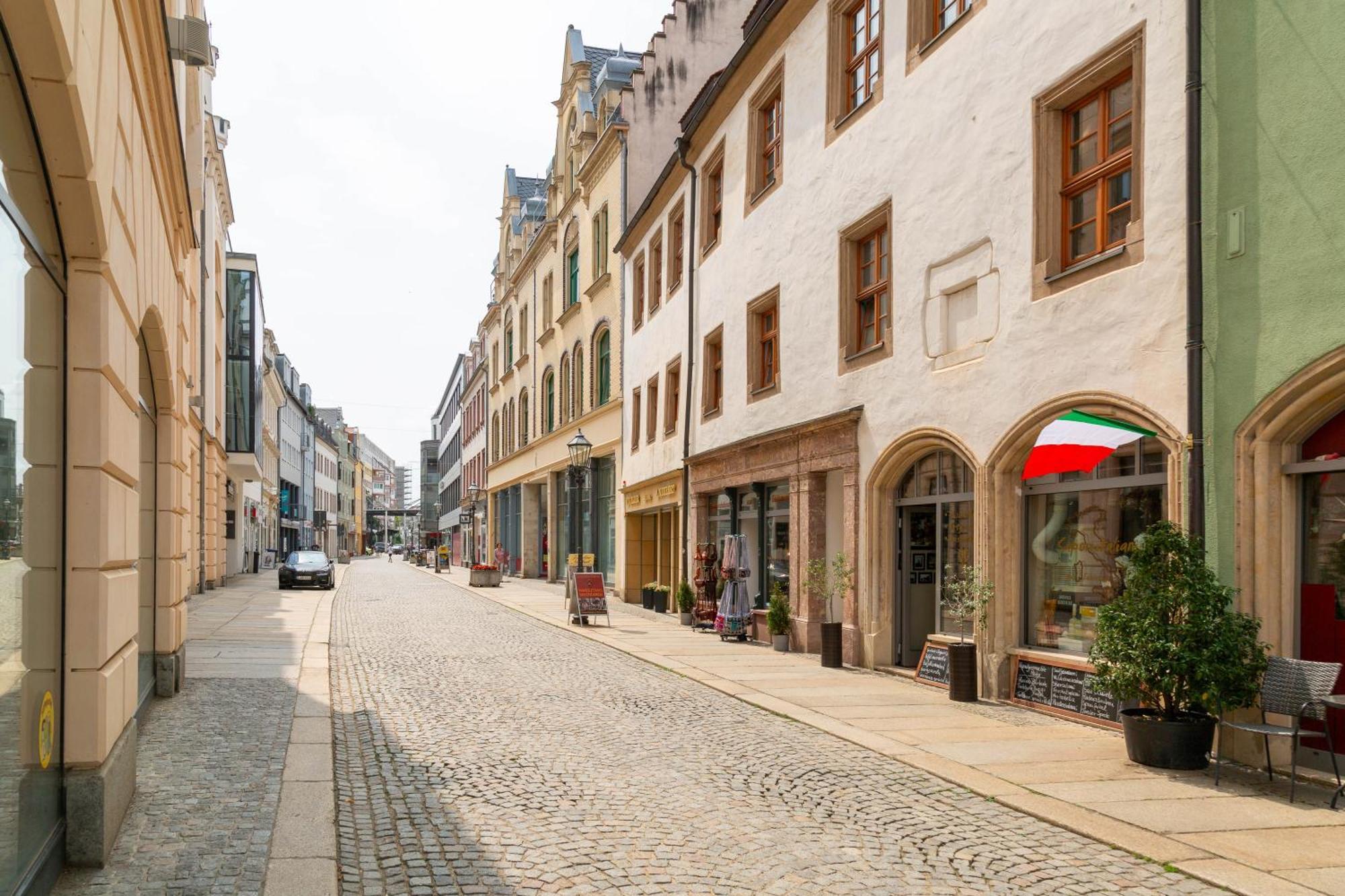 Soulscape Apartments Loft Zwickau Citycenter Mit Tg-Stellplatz, Magenta-Tv Und Klima מראה חיצוני תמונה